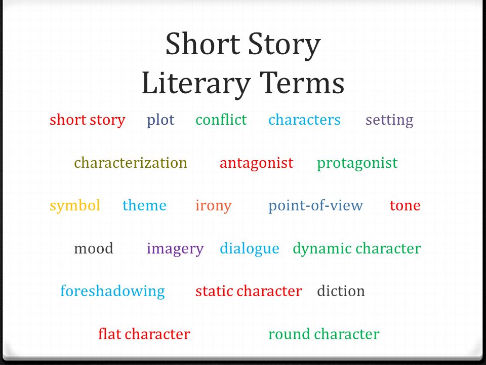 What does the literary device 'foreshadowing' mean?